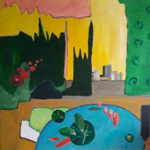 Im Stadtpark, Acryl auf Leinwand, 80cm x 80cm, 2008
